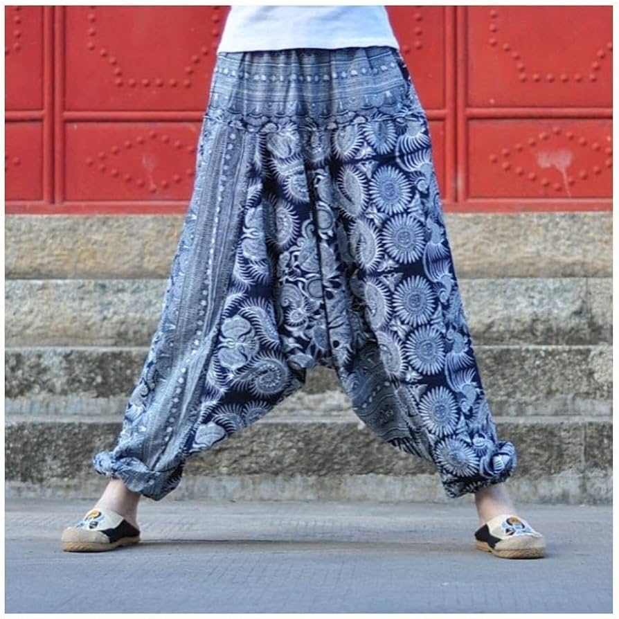 Amazon.co.jp: エスニック 民族衣装 サルエルパンツ アジアン